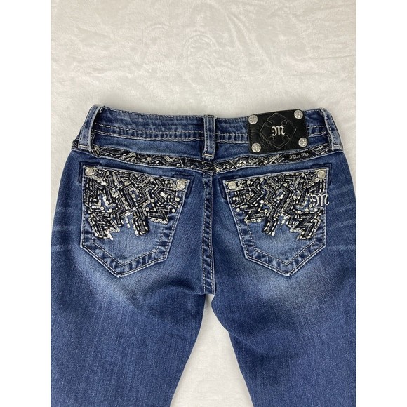 Miss Me Signature Skinny Jeans Women's Medium Wash Blue Size 26 - Picture 14 of 16